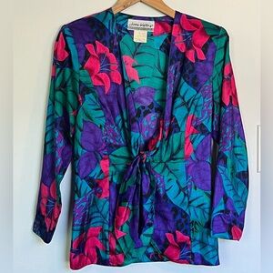 Vintage 80’s floral jacket